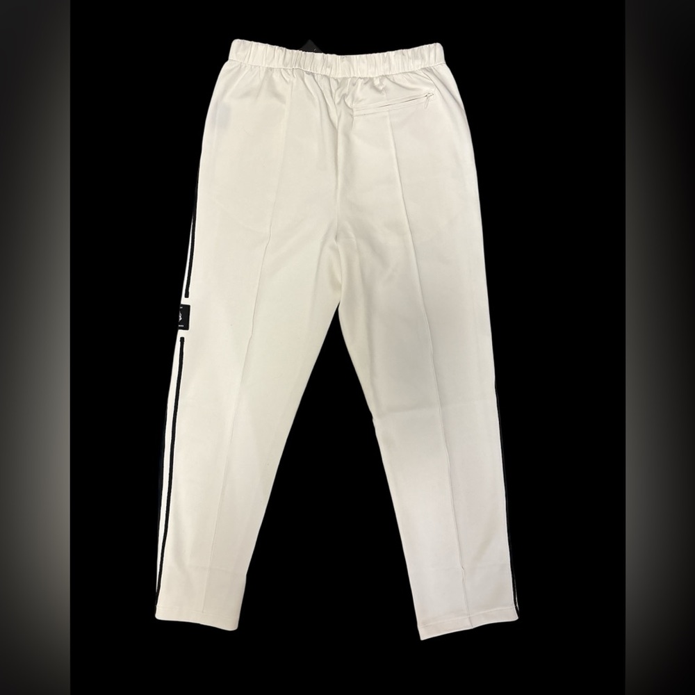 Darc Sport Cream/ Black Stripes Track Pants Size: Large - Picture 3 of 9